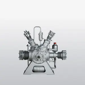 Günstiger Gas kompressor 7,5 kW automat isierter Helium-Druck verstärker für die Lecks ucher kalibrierung