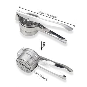 Nouvelle Presse à Pommes de Terre en Acier Inoxydable pour l'Exportation, Vente en Gros, Presse à Purée de Pommes de Terre, Outils de Cuisine, Extracteur de Jus Multifonctionnel - Product Image 6