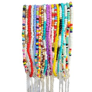 Hot Sale Damen Halsketten Bohemia Round Resin Halskette Multi color Acryl Small Measle Perlen Long Choker Halskette Party - Product Image 1