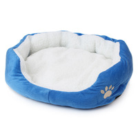 Fournitures pour animaux de compagnie en gros tissu doux et durable lit de luxe pour chien chat lit lavable pour animal de compagnie pour chiot PP coton doux canapé lit pour chien