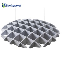Seninpanel Nuages acoustiques suspendus en feutre polyester pour plafond, isolation phonique, déflecteurs acoustiques en feutre PET pour plafond