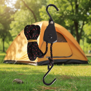 Sangles d'arrimage <span class=keywords><strong>à</strong></span> <span class=keywords><strong>cliquet</strong></span> de 1/8 pouce, 2 m, avec crochets en acier, capacité de 34 kg, résistance <span class=keywords><strong>à</strong></span> la rupture de 68 kg - Product Image 1