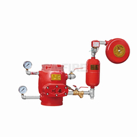 Vanne d'alarme humide en fonte CA, modèle à rainure ZSFZ, tailles DN100-250, installation et utilisation faciles