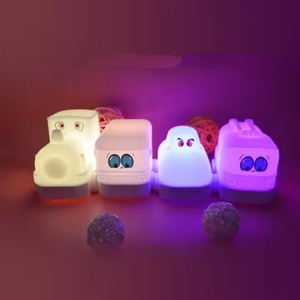Nuevo Taxi, coche, <span class=keywords><strong>tren</strong></span>, luz nocturna, sincronización, lámpara de silicona recargable, Sensor táctil, luces para dormir, productos para bebés y niños, dormitorio - Product Image 3