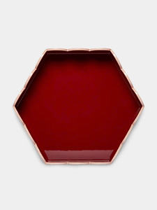 Una ráfaga de color para su hogar, el compañero perfecto para cualquier ocasión, diseñado para redefinir su estilo de servicio, bandeja laca festoneada - Product Image 4