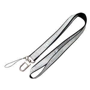 Lanières personnalisées à paillettes argentées, porte-cartes d'identité, porte-cartes de téléphone, lanières d'exposition, sublimation <span class=keywords><strong>Mangou</strong></span> - Product Image 2