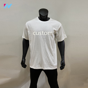 เสื้อยืดโอเวอร์ไซส์สั่งทำขายส่ง เนื้อผ้าหนา คอกลม วินเทจ ผสมอีลาสเทน สีดำล้วน สำหรับผู้ชาย - Product Image 6