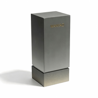 Boîte en carton rigide de luxe pour parfum, avec logo personnalisé, feuille d'or magnétique, flacon de 30 ml, emballage d'huile essentielle pour supermarché