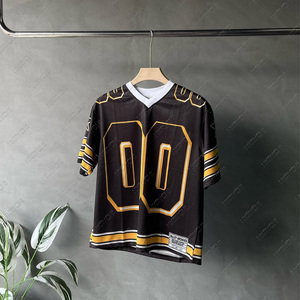 Best-Selling Vintage Oversized <b>Animal</b> Print Polyester/Cotton Jersey Adult Men's Soccer Team T-Shirt Uniform Short Sleeve Crop - Product Image 4