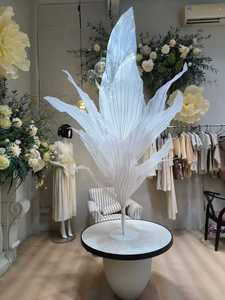 قطعة مركزية فاخرة على شكل زهرة نارية K45 بطول 1.5 متر، قطعة مركزية عملاقة من الأورجانزا لتزيين حفلات الزفاف والخلفيات وفعاليات الحفلات - Product Image 4