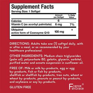 Ubiquinol 100mg CoQ10, Absorción Superior Patentada, Soluble en Agua y Grasa, Natural, 60 Cápsulas Blandas, Suplemento para Adultos - Product Image 5