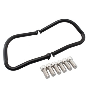 Barres d'autoroute noires chromées pour moto, arrière de motocyclette, adaptée au chef indien, Chieftain 2014, Roadmaster 2019 2015, 2016, 2017, 2018 - Product Image 3