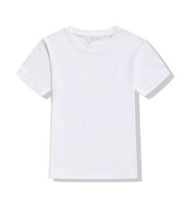 Camiseta para Niños de Fábrica, Camiseta de Manga Corta para Niños, Impresión de Logotipo Personalizado, 200g, 100% Algodón, Camisetas Lisas para Bebés y Niñas - Product Image 3