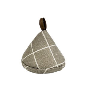 Couvre-poignée triangulaire en toile <span class=keywords><strong>de</strong></span> coton isolante anti-brûlure, petits gants <span class=keywords><strong>de</strong></span> four pour poêles en fonte lourde - Product Image 3