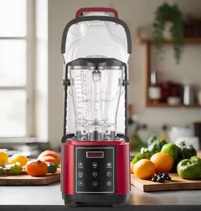 Licuadora Comercial de Alta Resistencia 8003FA de 1500W y 2L con Motor de Cobre Puro, para Hacer Smoothies y Jugos, Cubierta Insonorizante, <span class=keywords><strong>5</strong></span>+ Velocidades - Product Image 4