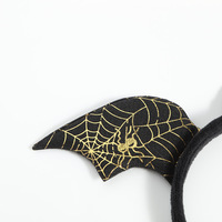 Serre-tête unisexe fait main motif chauve-souris d'Halloween, avec ailes d'animaux amusantes et démoniaques, accessoires de fête et de cosplay, modèle Zhejiang 123