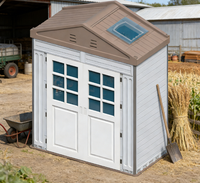 WooWild Atelier/Entrepôt Modulaire Préfabriqué Portable Isolé Étanche Mobile Écologique à Énergie Solaire en HDPE