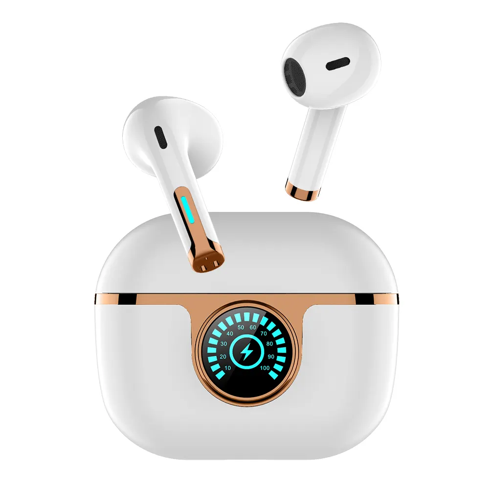 Bluetooth V5.3 Stereo Earbuds In- Ear Wireless Earphone J1 Battery Display Headphone