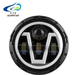 Proiettori LOGO LELANPU, Accessori per Luci da Camion, Fari LED Rotondi da 7 Pollici con Occhi di <span class=keywords><strong>Angelo</strong></span> per Jeep Wrangler - Product Image 1