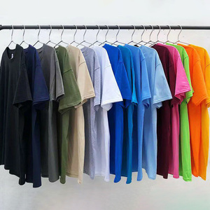 Bán Buôn <span class=keywords><strong>T</strong></span>ùy Chỉnh 100% Cotton <span class=keywords><strong>T</strong></span>-Shirts 180gsm Trống Quá Khổ Đào <span class=keywords><strong>T</strong></span>ạo Tee Ngắn Tay Áo Vòng Cổ Cộng Với Kích Thước Thoáng Khí <span class=keywords><strong>T</strong></span>-<span class=keywords><strong>Shirt</strong></span> - Product Image 4