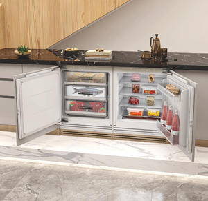 Встраиваемый холодильник без инея с пластиковым корпусом, компактный, с дисплеем температуры для компьютера, выдвижной холодильник - Product Image 1