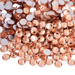 Oleeya Factory Wholesale Colors P1 To P31 Good Feedback 12 To 16 Cuts Glass Flatback Non Hotfix Rhinestone Crystals For Nails