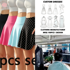 Falda deportiva de tenis para mujer, 4 piezas, pantalones cortos incorporados, antidesgarros, con bolsillos, cintura alta, corte ajustado, minifalda deportiva - Product Image 1