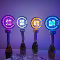 VIP-Service 35cm Wasserdichter Funkelnder Stroboskop-Stab Romantischer Stil Digitaldruck Individualisiertes Nachtclub K-Pop Party-Zubehör