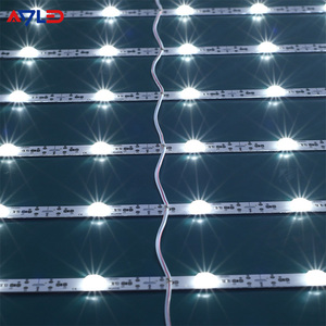 Barre LED super lumineuse avec diffuseur, grille rétroéclairée, lentille 3030, 6500K, 12V 12W pour boîte lumineuse publicitaire - Product Image 1