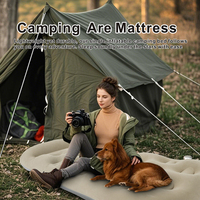 Matelas Gonflable Classique Simple au Design Moderne avec Pompe Intégrée, Portable pour la Maison, SUV, Camion, Camping-Car, Camping et Tente Extérieure