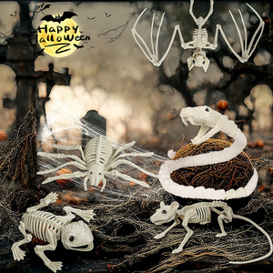 Teschio <span class=keywords><strong>Fantasma</strong></span> in Plastica per Halloween, da Appendere, Decorazione Spaventosa per Porta di Casa Stregata, Scena Spettrale, Bar, Horror, Esterni - Product Image 6