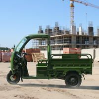 Tricycle électrique à 3 roues EEC COC 1000W 800kg pour la livraison de matériaux sur chantier