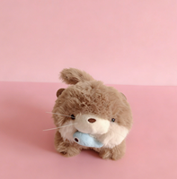 Porte-clés mignon chaton avec cordon de tirage, queue qui bouge, poupée en peluche, pendentif pour sacs d'école, accessoire unique et élégant