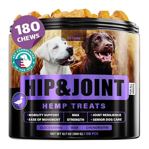 ヒップジョイントサプリメント犬用ソフトチューズグルコサミンコンドロイチンMSMサポートモビリティスキンコートペット用ヘルスケアサプリメント - Product Image 6