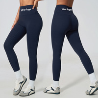 Leggings de yoga taille haute pour femmes, sans couture, de compression et push-up, pour le sport