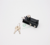 Zhenjian Accessoires de quincaillerie de fenêtre de porte de conception moderne Alliage d'aluminium durable Alliage de zinc en noir Quincaillerie d'accessoires de meubles