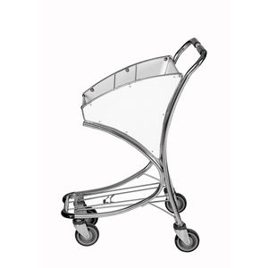 Chariot à bagages <span class=keywords><strong>portable</strong></span> en alliage d'aluminium en acier inoxydable poussé à la main pour les chariots à main - Product Image 2