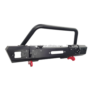 High <strong>Adaptability</strong> Steel Front Bumper with LED Lights Durable Off Road Car Accessory for Lc200 toyota nissan ford <strong>jeep</strong> - Product Image 5
