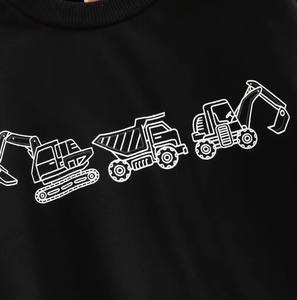 Felpa con scollo a girocollo per bambino bambino con stampa Pullover Pullover a maniche lunghe abbigliamento autunno inverno abbigliamento Casual - Product Image 4