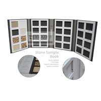 Dossier de carreaux de marbre portable avec support acrylique et catalogue d'échantillons de pierre réglable