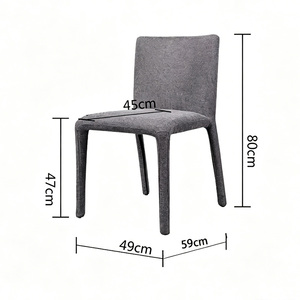 <span class=keywords><strong>Chaise</strong></span> individuelle en tissu lin moderne pour salon et chambre à coucher, vente directe d'usine, succès commercial garanti - Product Image 6