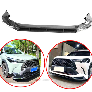 Para <span class=keywords><strong>Toyota</strong></span> <span class=keywords><strong>Corolla</strong></span> <span class=keywords><strong>Cross</strong></span> 2020 2021 2022 <span class=keywords><strong>2023</strong></span> 2024, Alerón Delantero para Parachoques Estilo <span class=keywords><strong>GR</strong></span> en Negro Brillante, Kit de Carrocería - Product Image 2