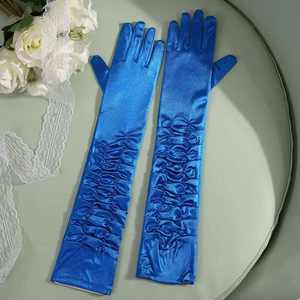 50CM Mulheres Luvas Longas Bridal Wedding Dress Acessórios Halloween Dance Performance Mittens Sexy Dinner Prom Gloves - Product Image 1
