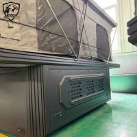 Huntoo Tente de camping personnalisable en aluminium pour benne de camion, légère, avec toit rigide escamotable
