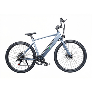 Bicicleta Eléctrica Urbana en Stock en el Reino Unido, 26 Pulgadas, Motor sin Escobillas de 500W, 7 Velocidades, Cuadro de Aluminio, Doble Suspensión, Pantalla LCD - Product Image 1