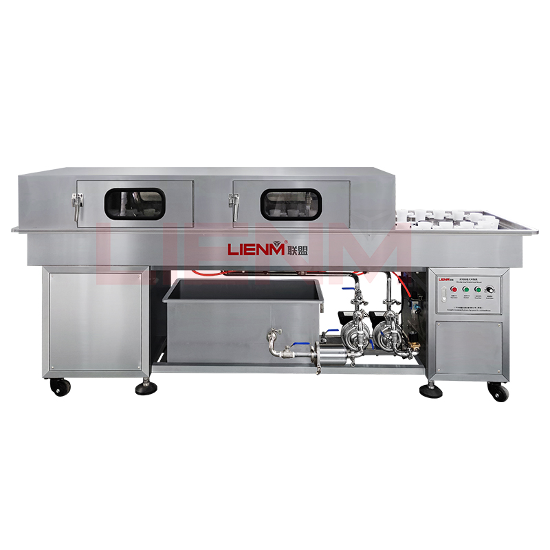 LIENM полуавтоматическая вращающаяся машина для мытья стеклянных бутылок вина