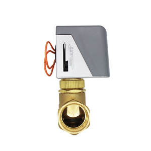 <span class=keywords><strong>Vanne</strong></span> d'eau <span class=keywords><strong>motorisée</strong></span> thermostatique à <span class=keywords><strong>3</strong></span> <span class=keywords><strong>voies</strong></span> Hotowell 24V 220V, actionneur électrique, vannes à boisseau sphérique en laiton - Product Image 2