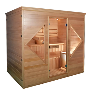 Sauna traditionnel en bois pour 3 personnes, pour la maison, le <span class=keywords><strong>spa</strong></span>, le bien-être et la relaxation - Product Image 2