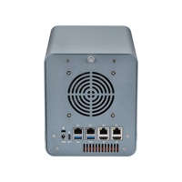 QOTOM NAS Q30291DS Prosesor 4305U Kipas 4* LAN 2.5 Gigabit, Mendukung 4 X HDD 3.5 inci + 2 X M.2 untuk SSD