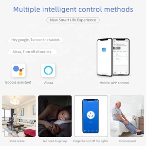 <span class=keywords><strong>Prise</strong></span> murale intelligente Tuya Smart Life APP, contrôle par téléphone mobile, <span class=keywords><strong>prise</strong></span> murale intelligente Wifi US - Product Image 5